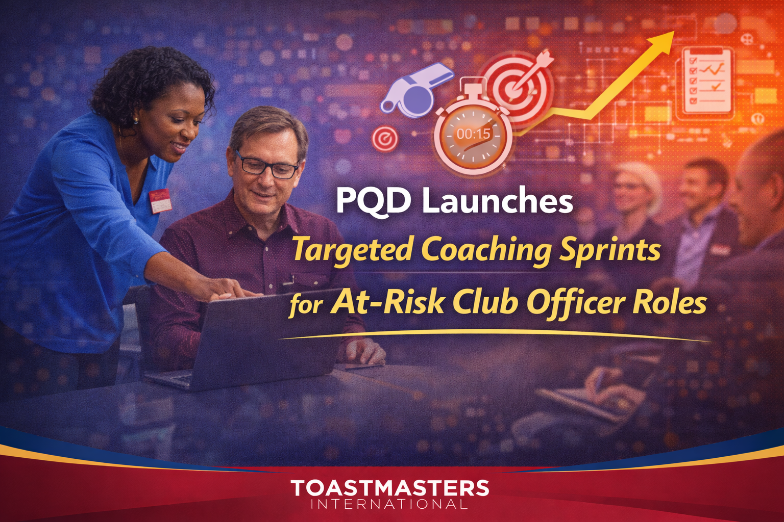 Program Quality Director coaching officers during a targeted sprint session